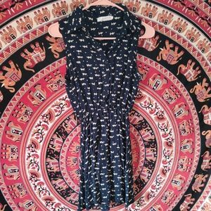 Makiyo Cat Print Mini Skater Dress